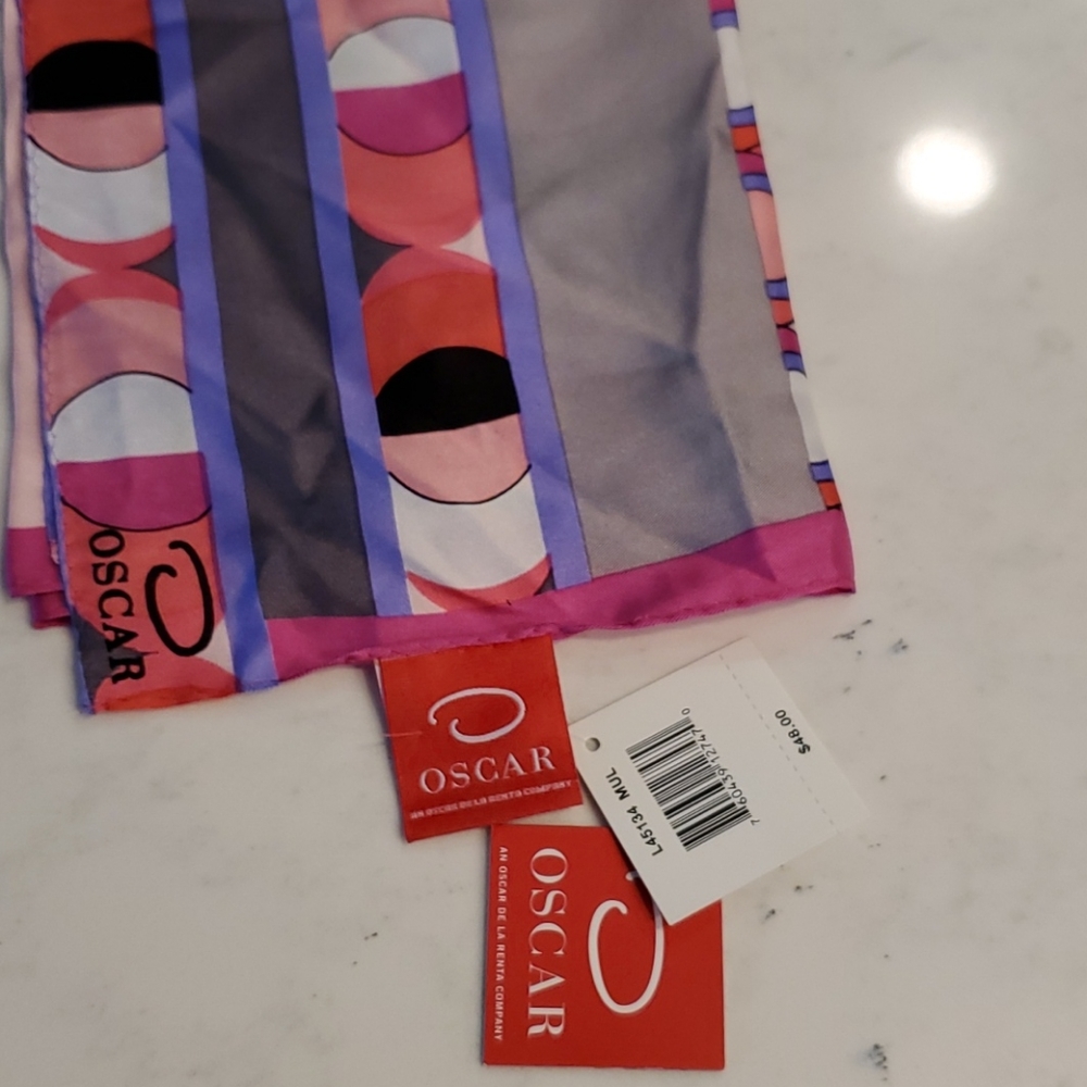 Oscar DeLaRenta silk scarf